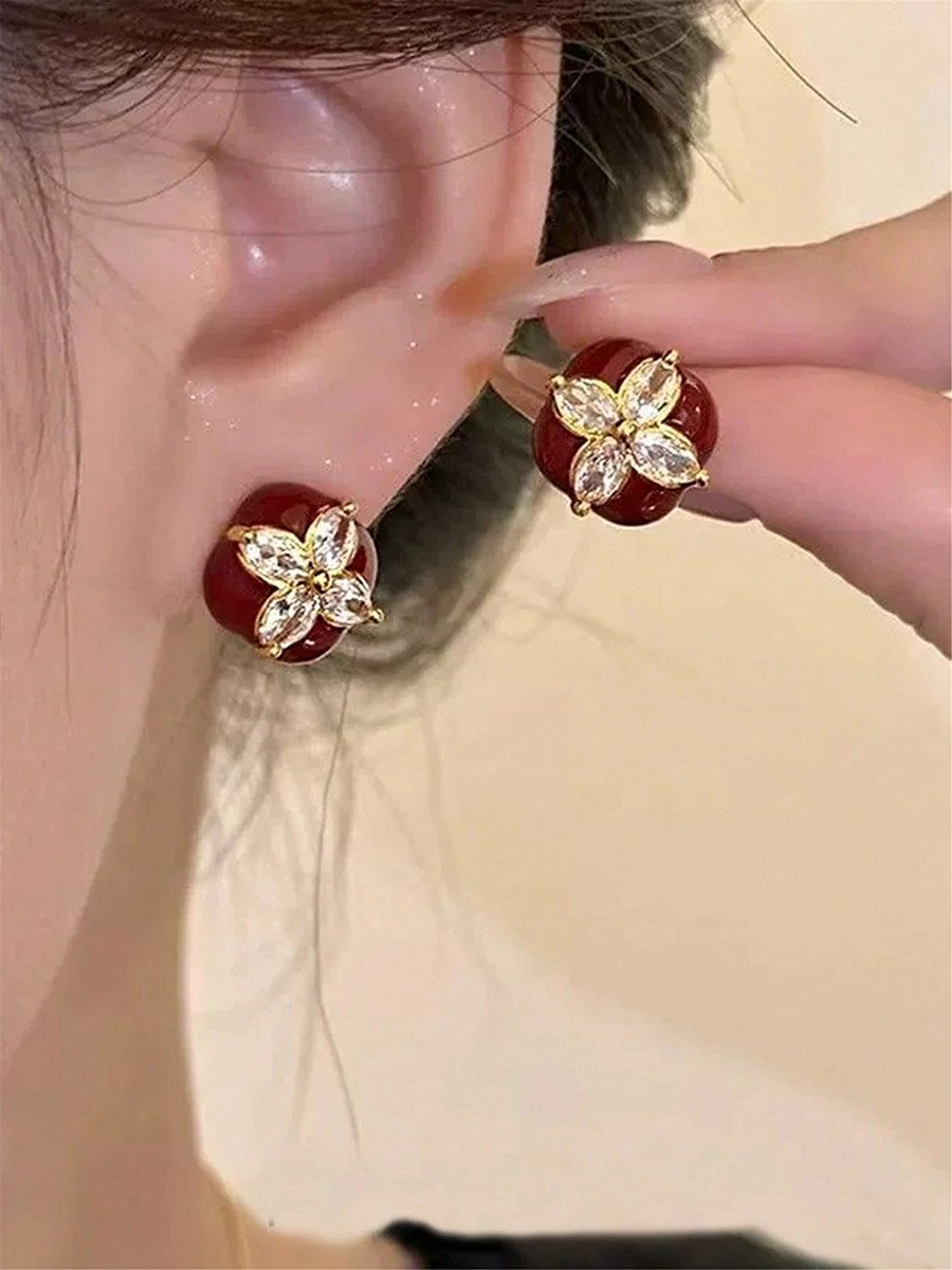 Set of 3 - Assorted Embellished Earrings