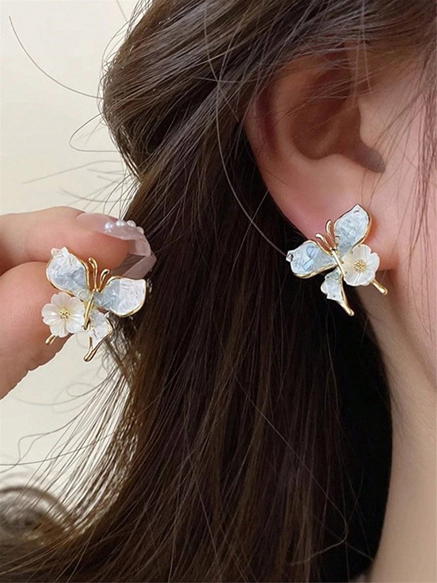 Set of 5 - Assorted Embellished Earrings