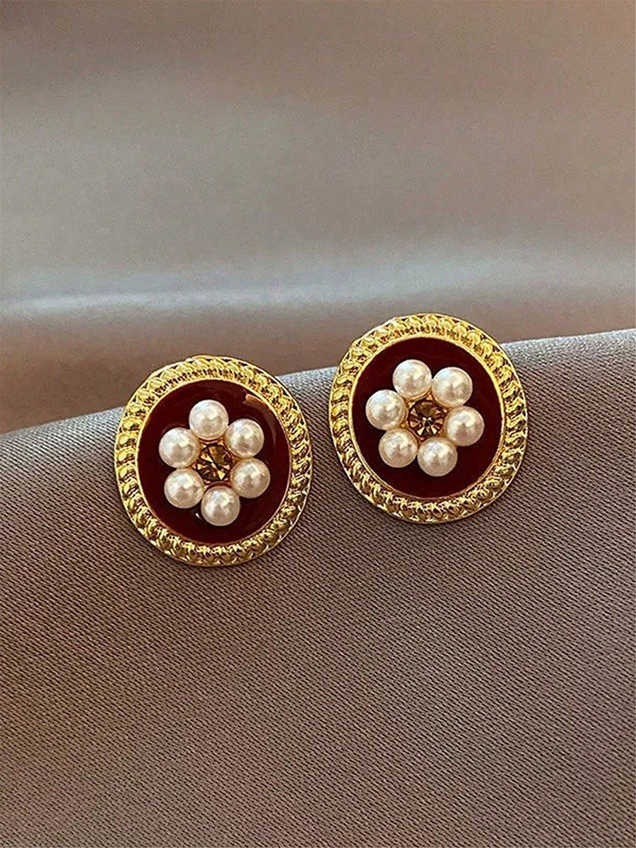 Set of 5 - Assorted Embellished Earrings