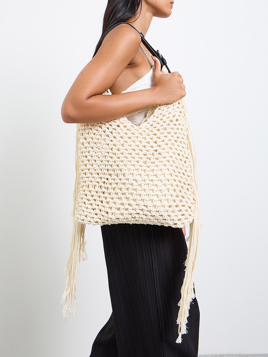 Tasseled Shoulder Bag