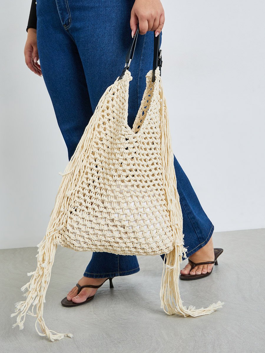 Tasseled Shoulder Bag