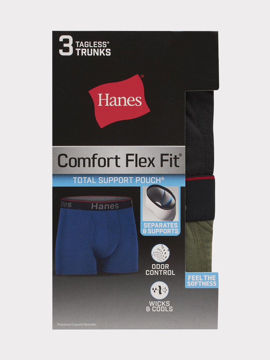 Pack of 3 - Comfort Flex Fit Trunks