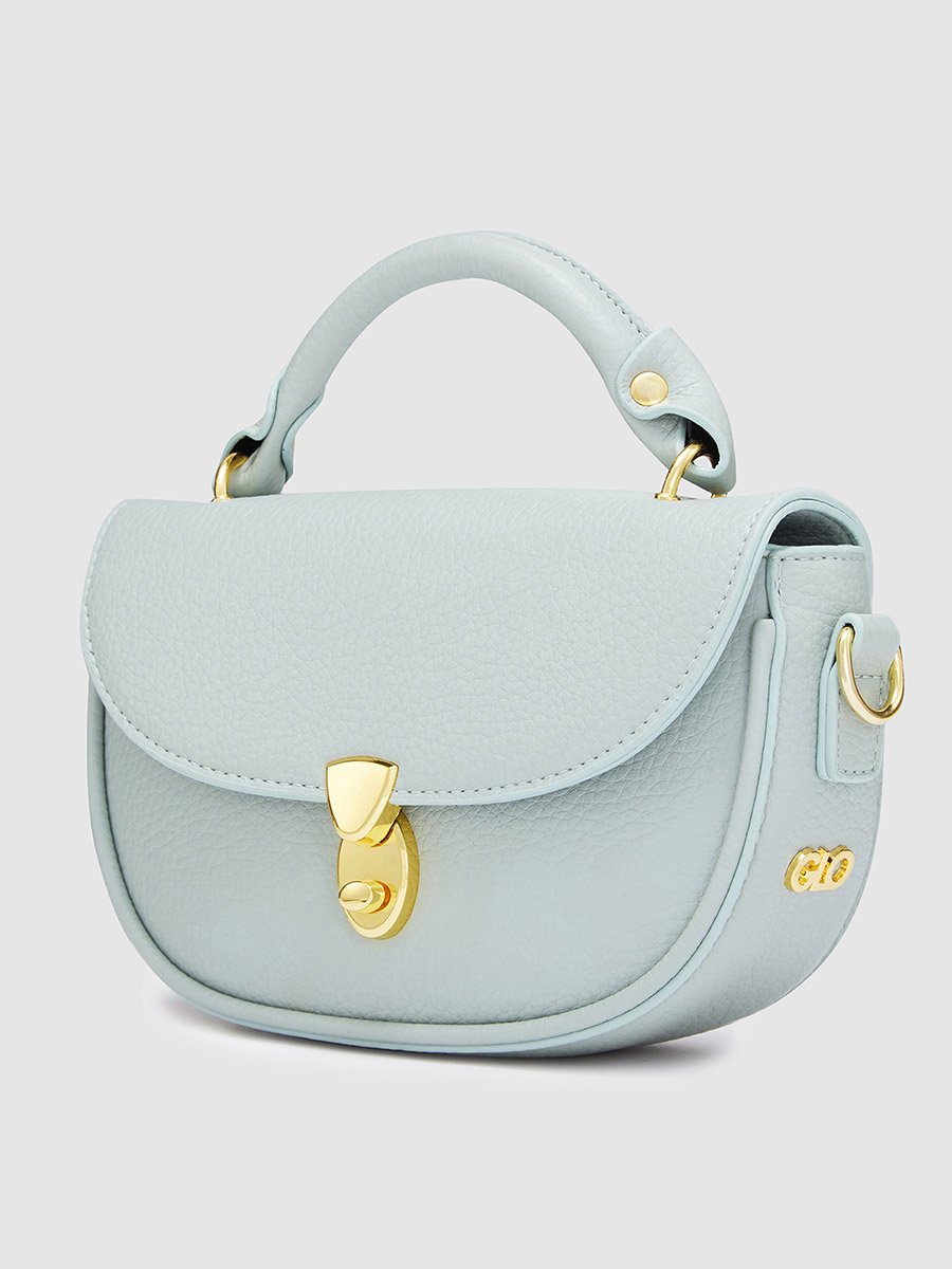 Grey Textured Sling Bag