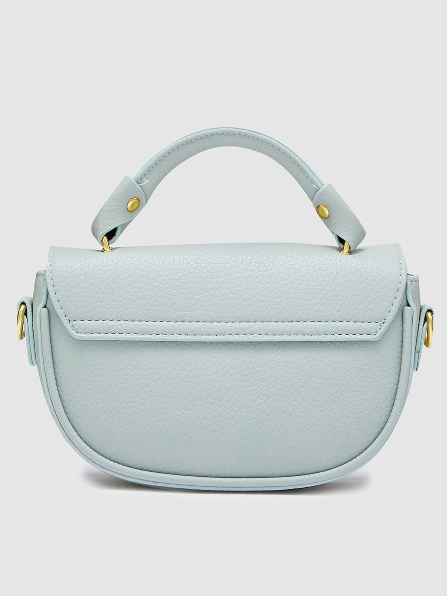 Grey Textured Sling Bag