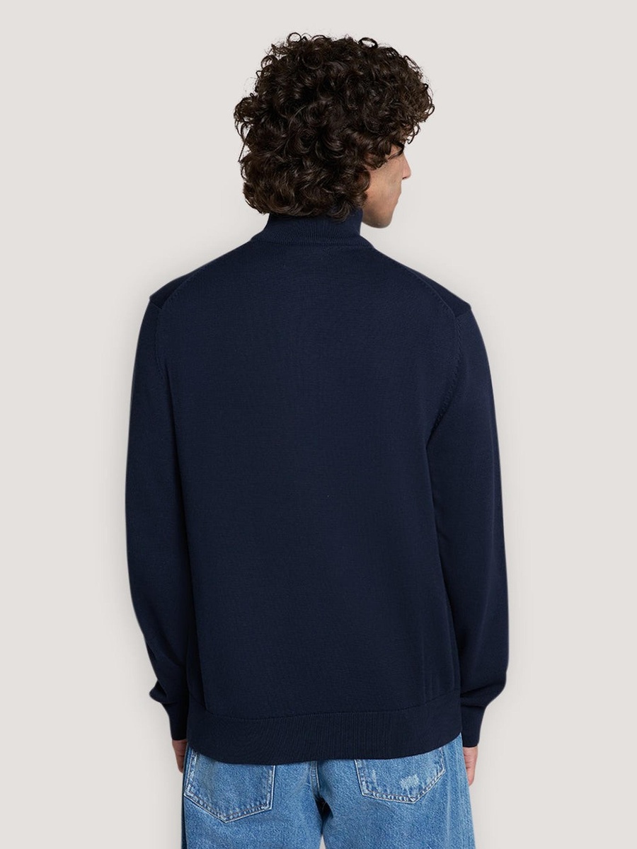 Men Nautical Flags Half-Zip Sweater