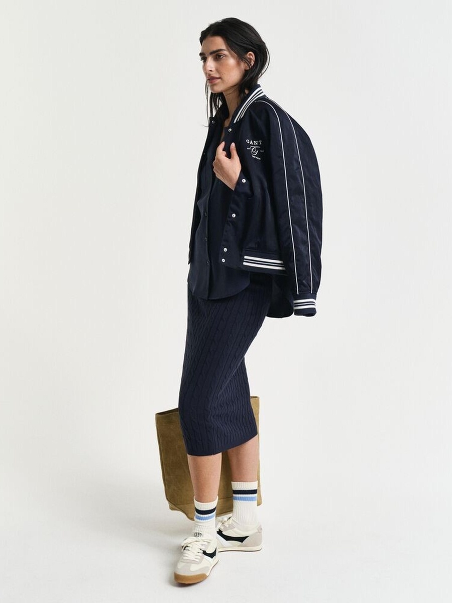 Navy Blue Relaxed Fit Pocket Detail Shirt