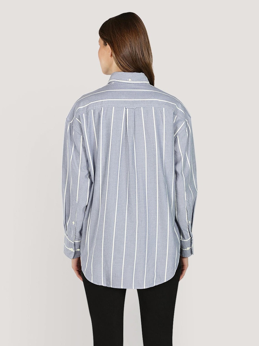 Blue Striped Classic Oxford Shirt
