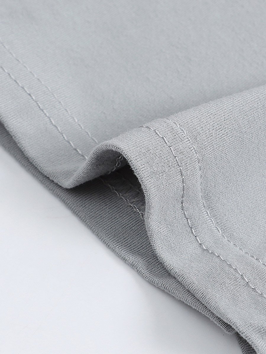 Men Solid Round Neck T-Shirt and Shorts Co-Ords