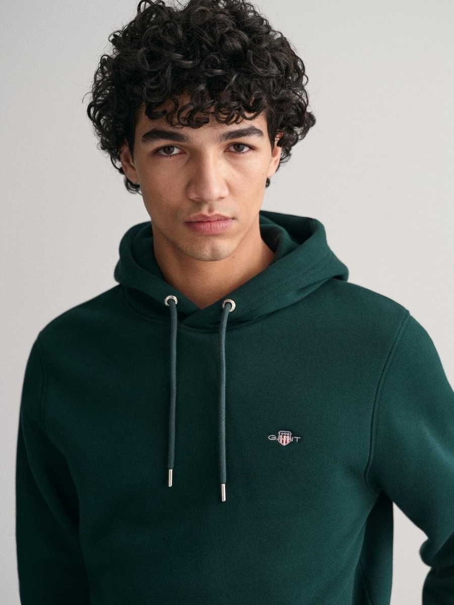 Men Shield Hoodie with Front Pocket