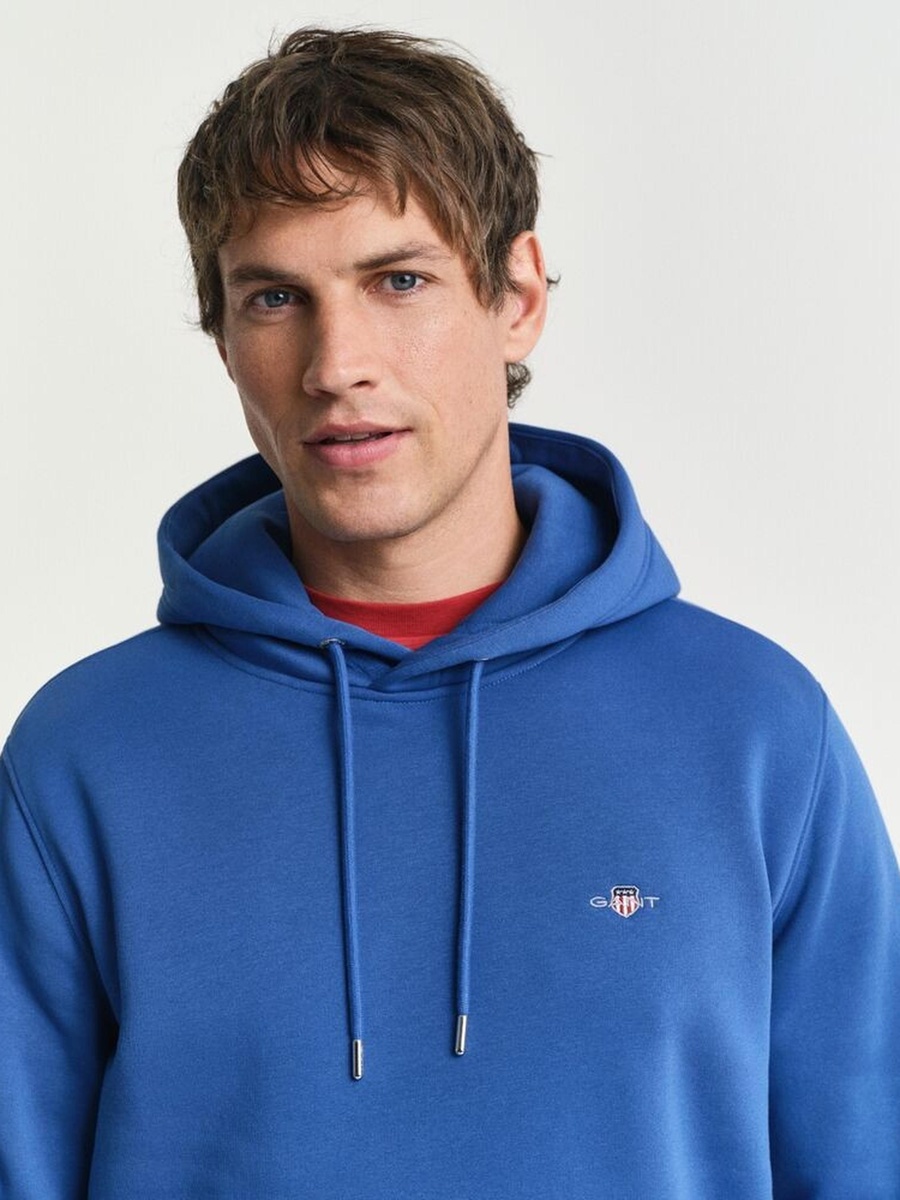 Men Shield Hoodie with Front Pocket