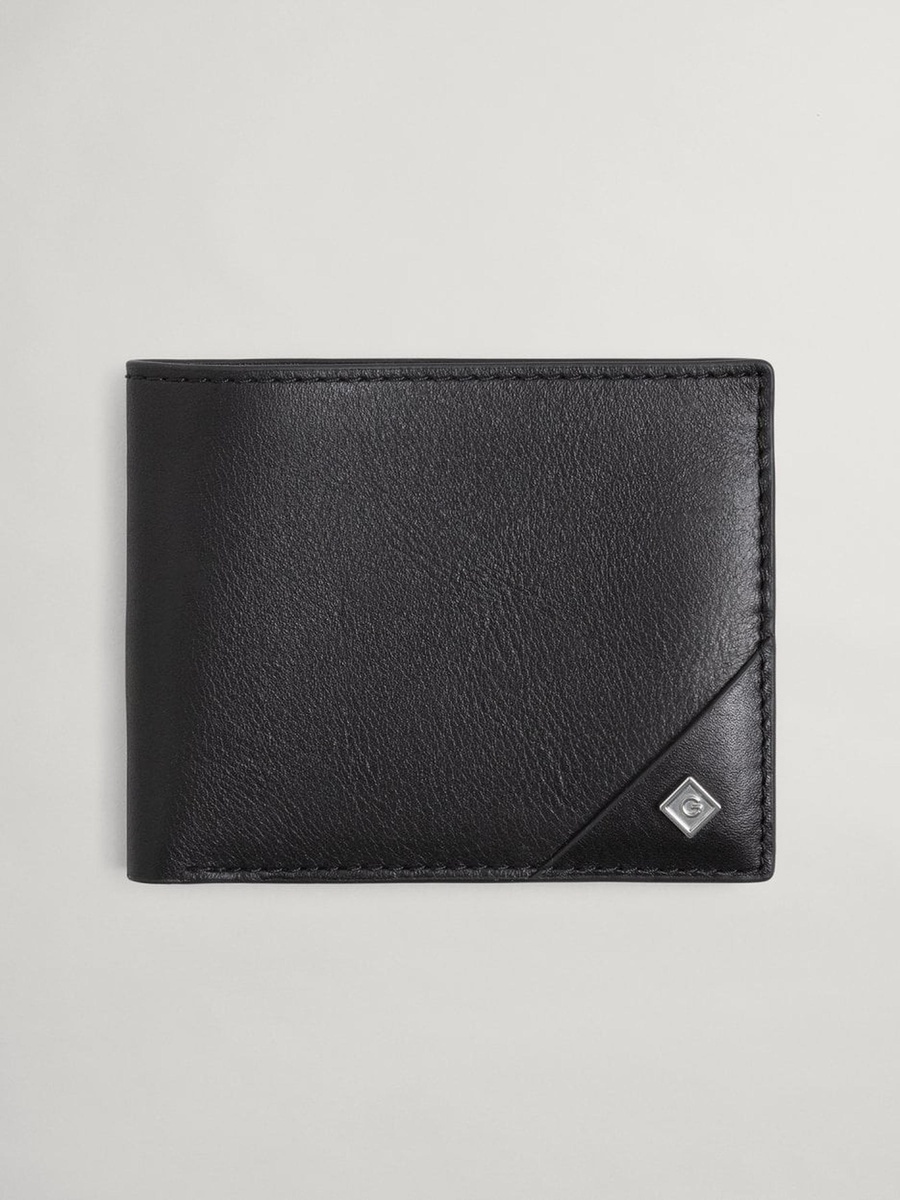 Black Leather Bifold Wallet