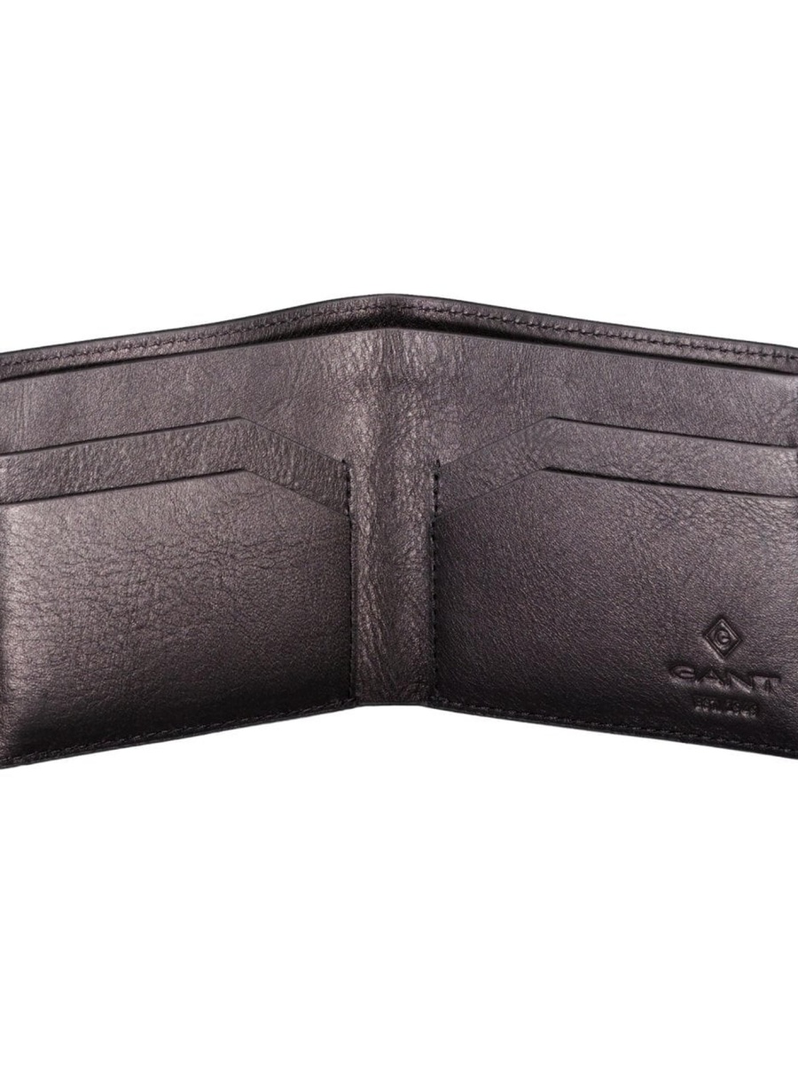 Black Leather Bifold Wallet