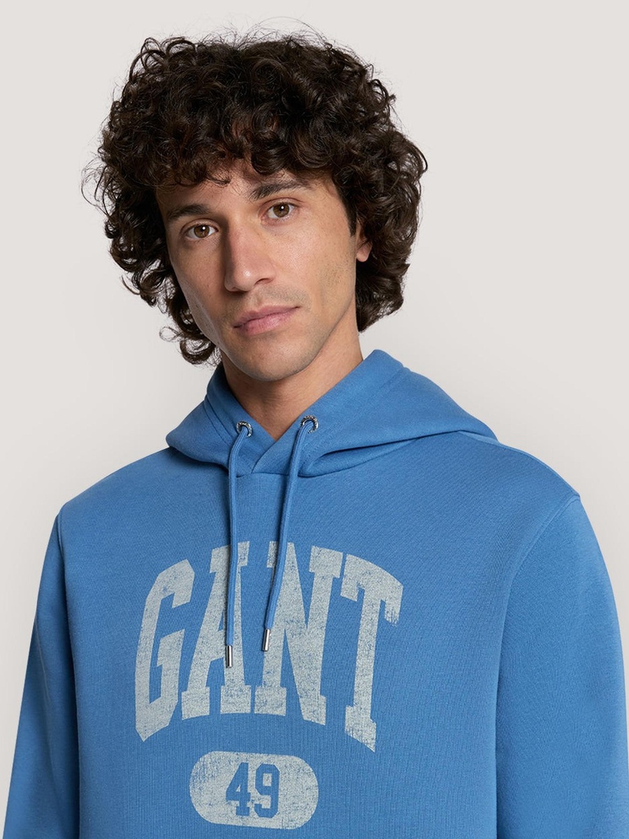 Men Logo Graphic Hoodie