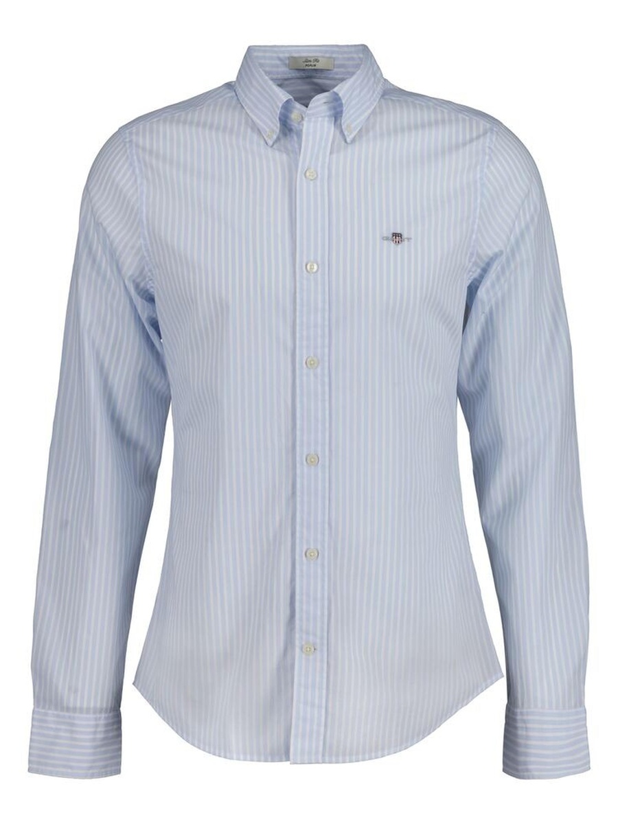 Men Slim Fit Classic Striped Shirt