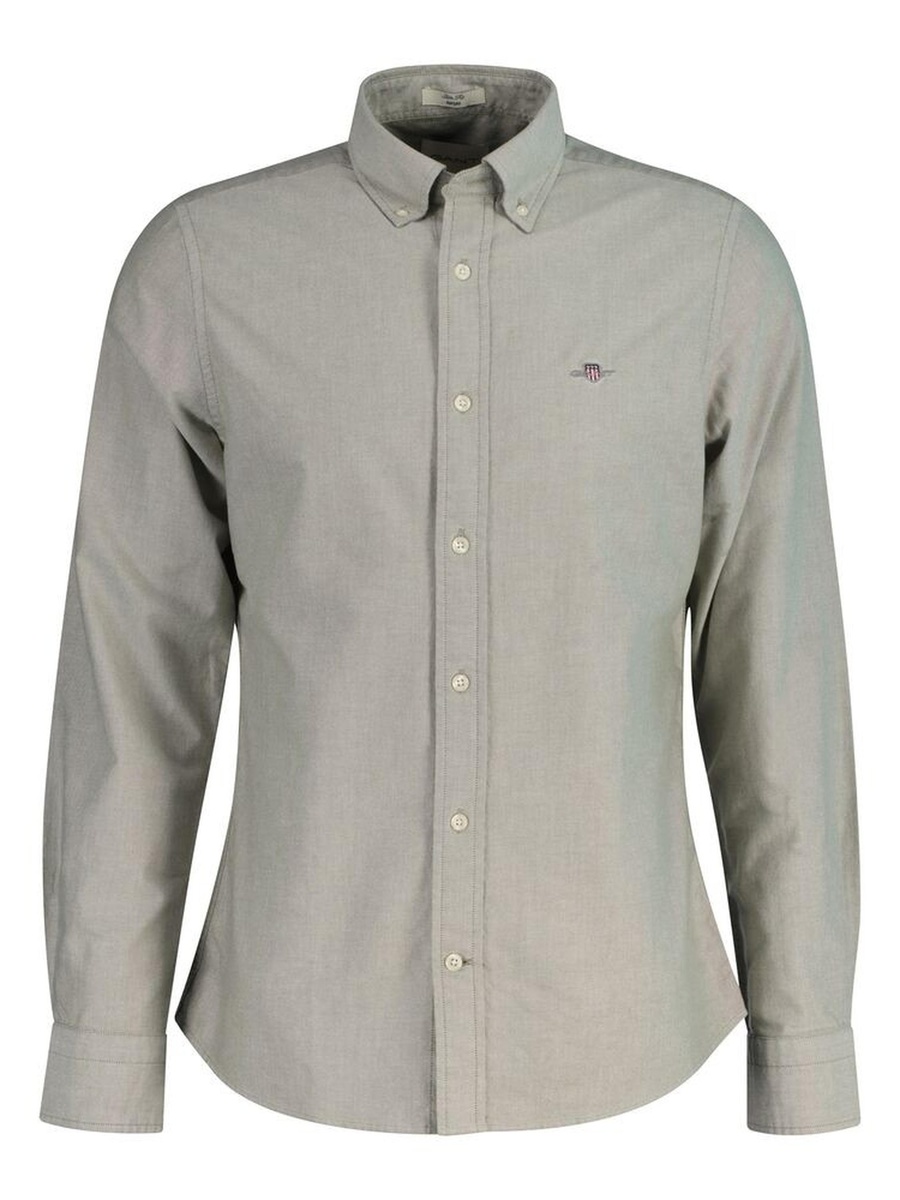 Men Slim Classic Short Sleeve Oxford Shirt