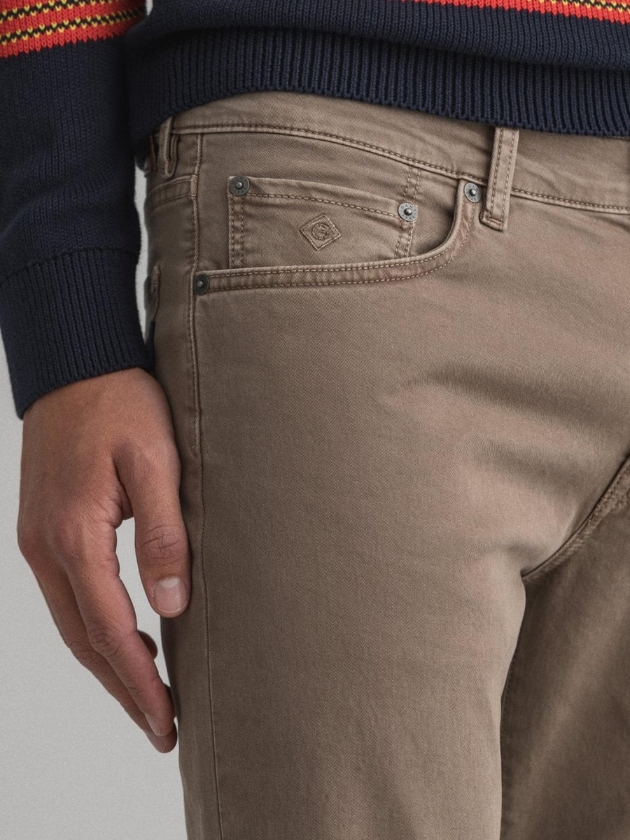 Men Arley Regular Fit Desert Jeans