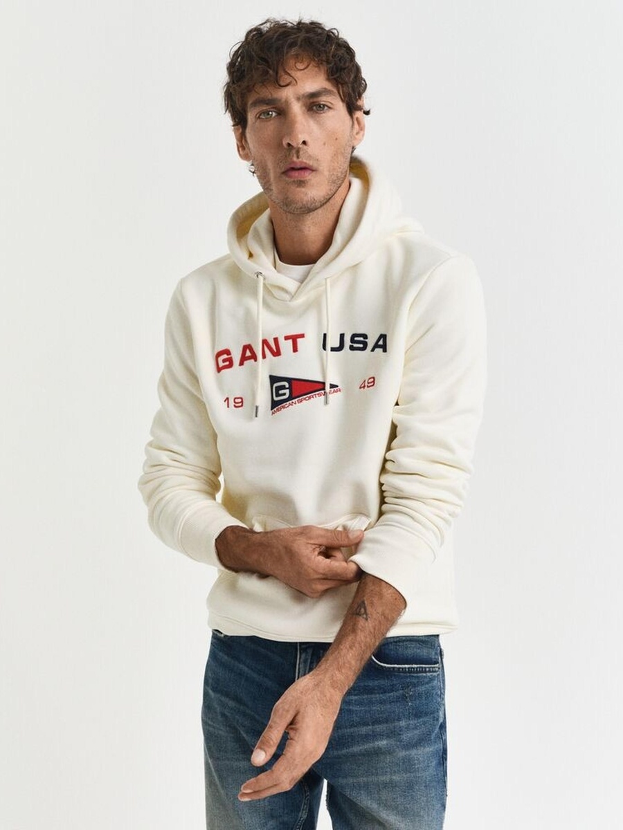 Men Graphic Print Hoodie