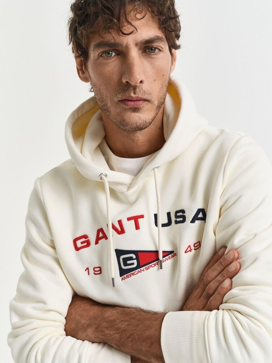 Men Graphic Print Hoodie