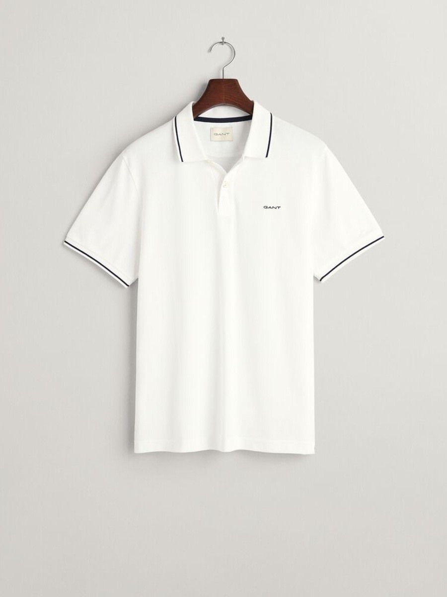 Men Tipped Pique Polo