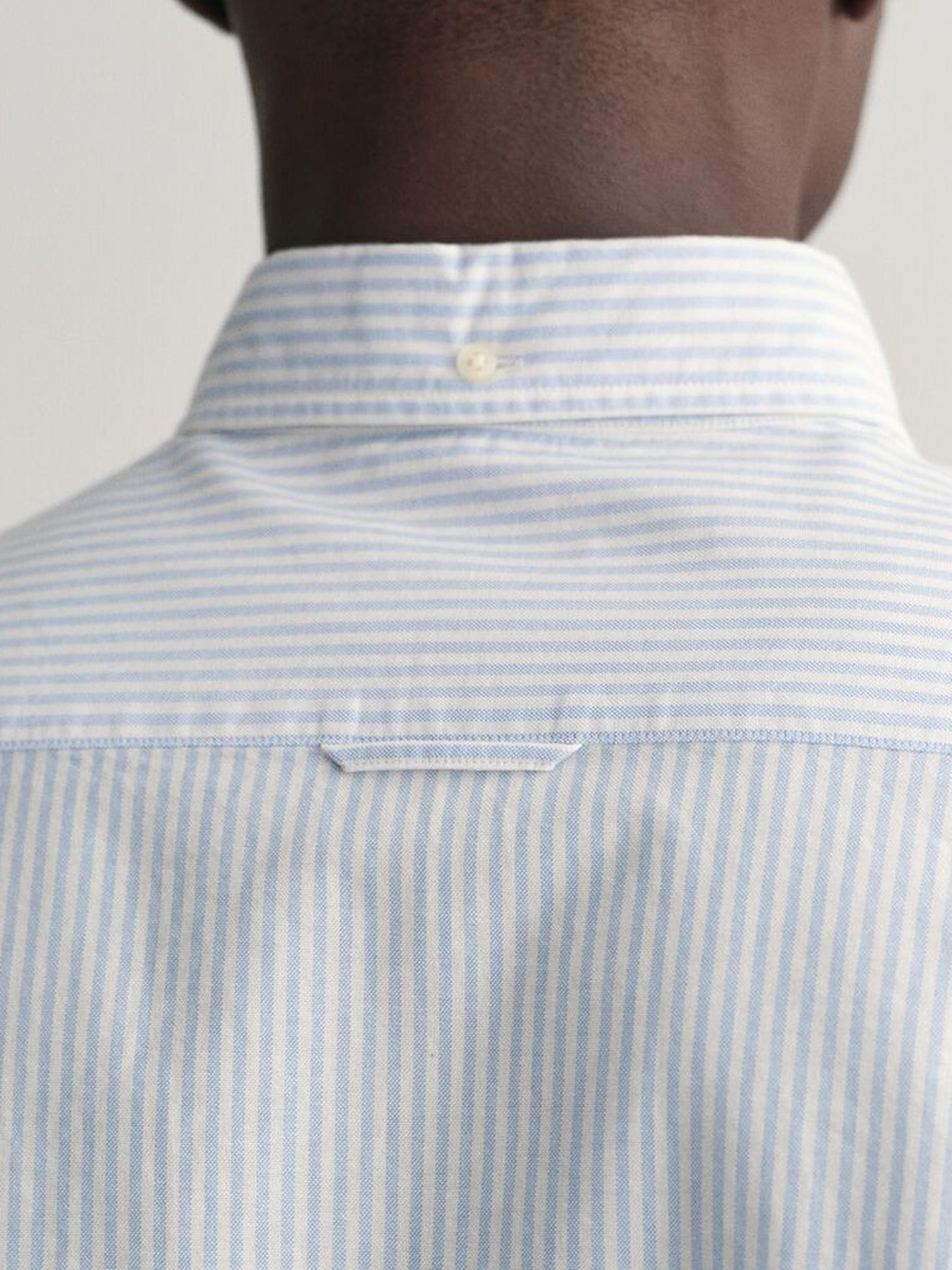 Men Slim Fit Banker Stripe Classic Oxford Shirt