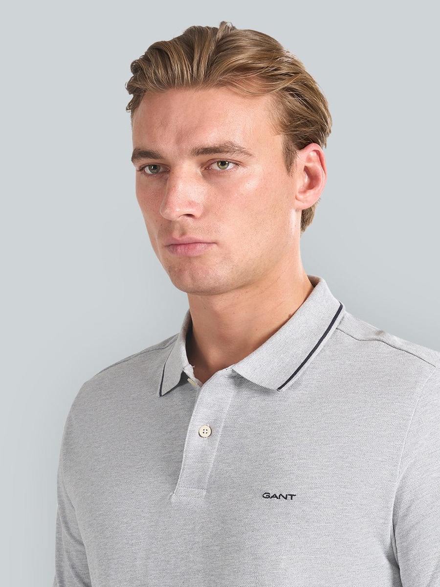 Men Tipped Pique Polo