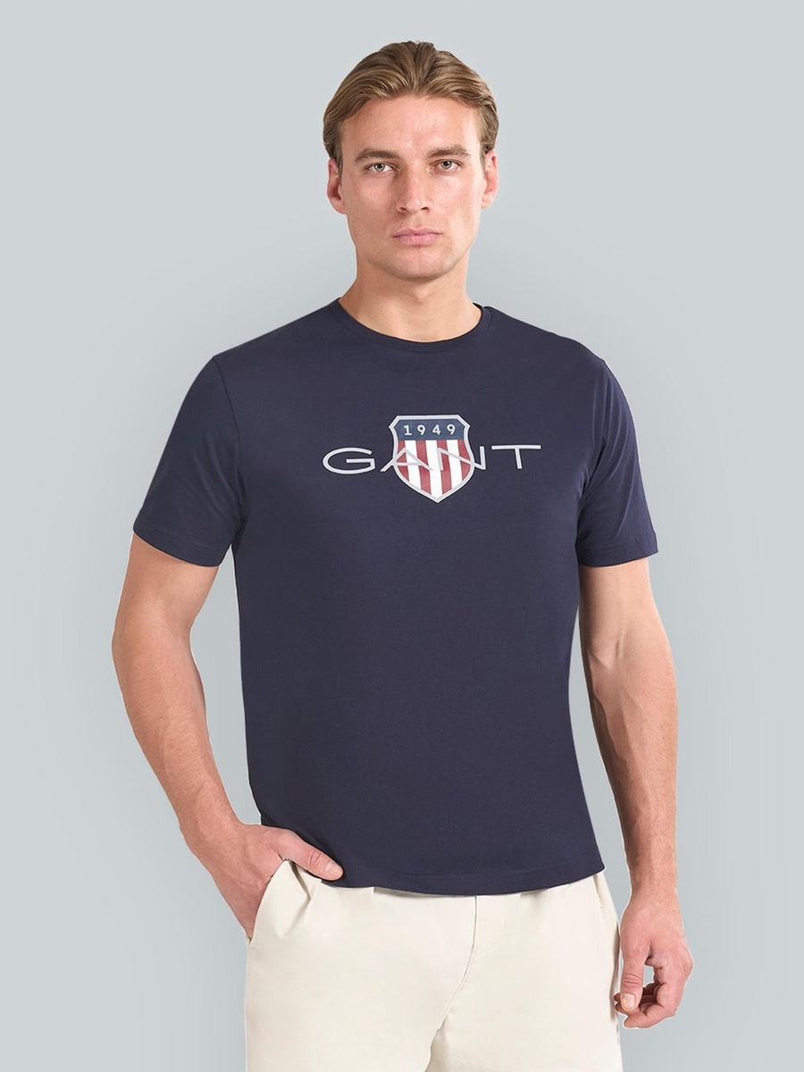 Men Regular Fit Archive Shield T-Shirt
