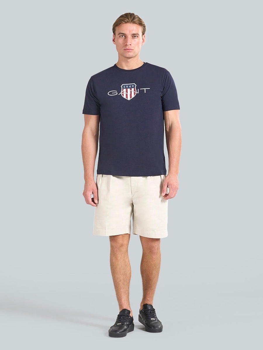 Men Regular Fit Archive Shield T-Shirt