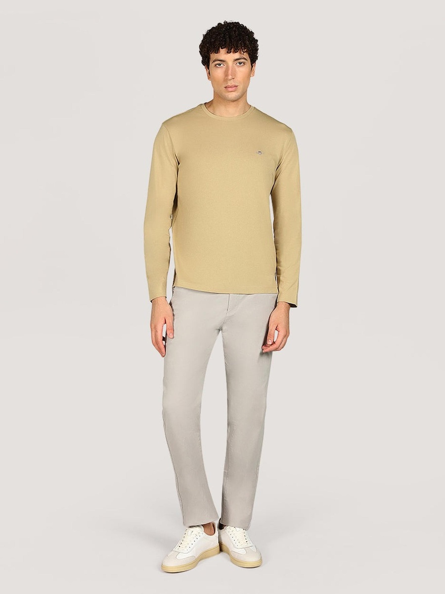Men Regular Shield Long Sleeve T-Shirt