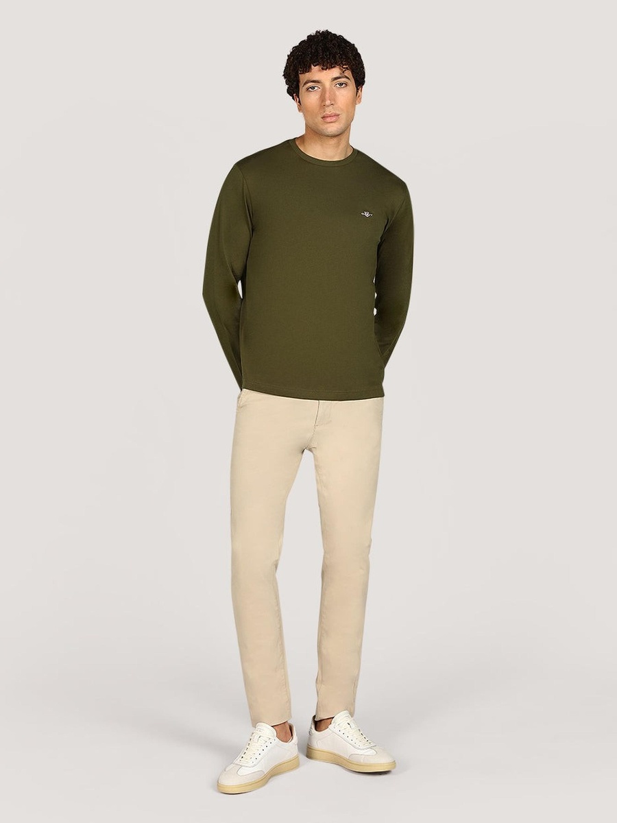 Men Regular Shield Long Sleeve T-Shirt
