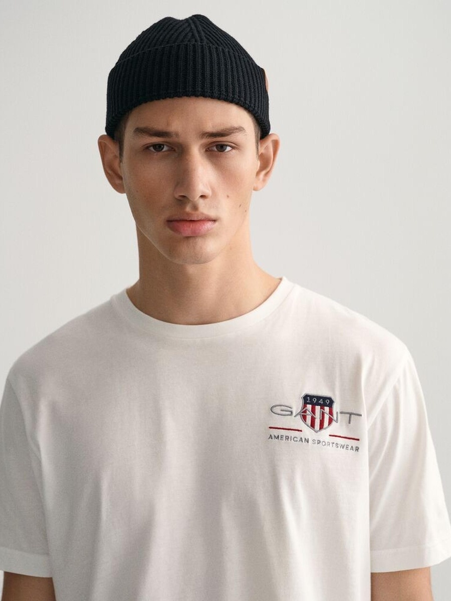 Men Embroidered Archive Shield T-Shirt