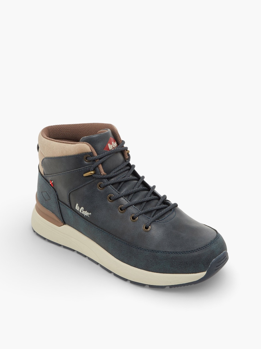 Men Panelled Ankle Boots