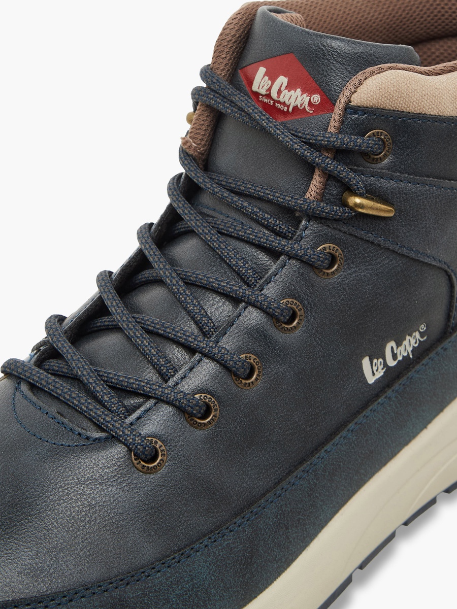 Men Panelled Ankle Boots