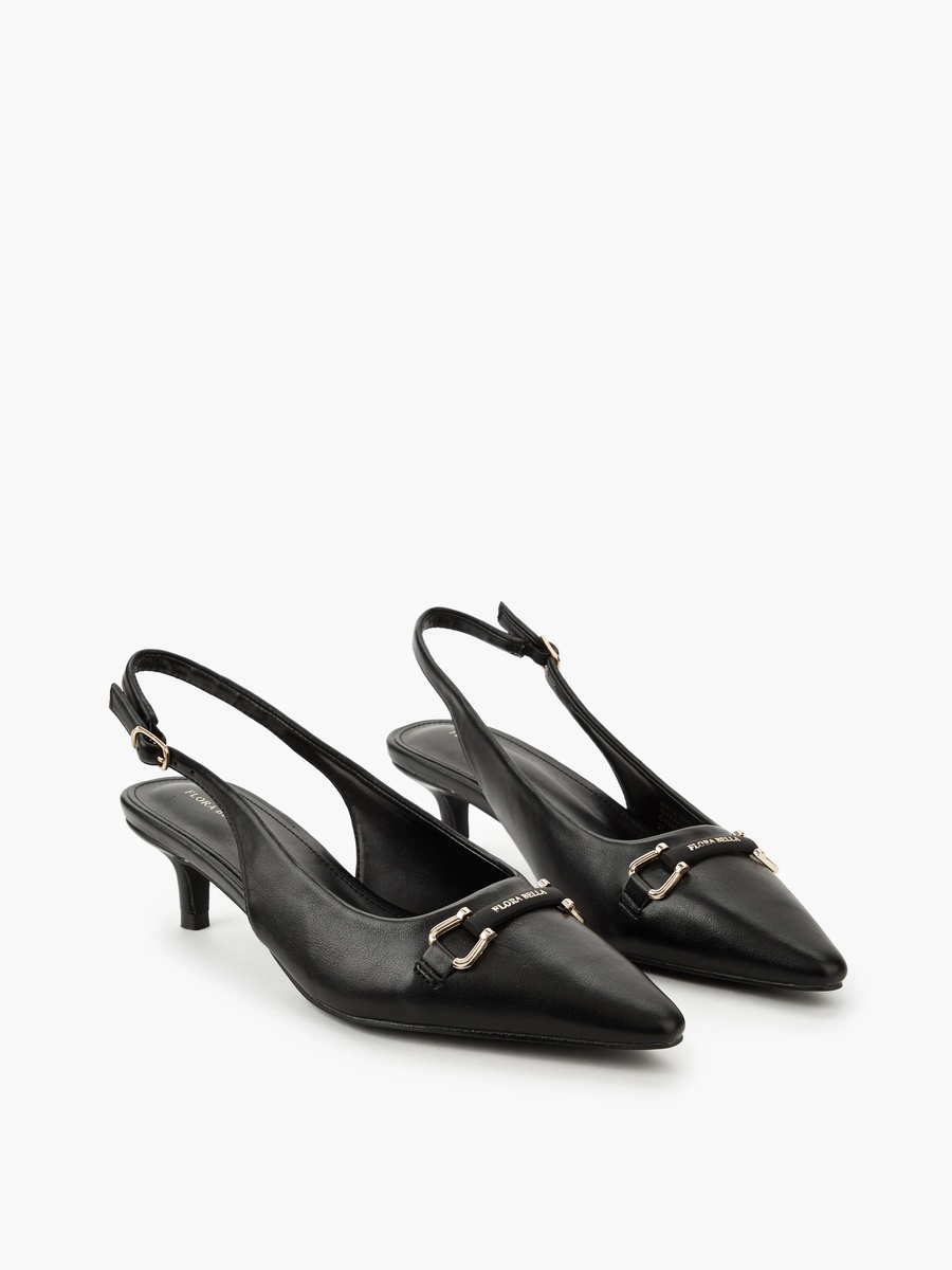 Women Pointed Toe Kitten Heel Shoes