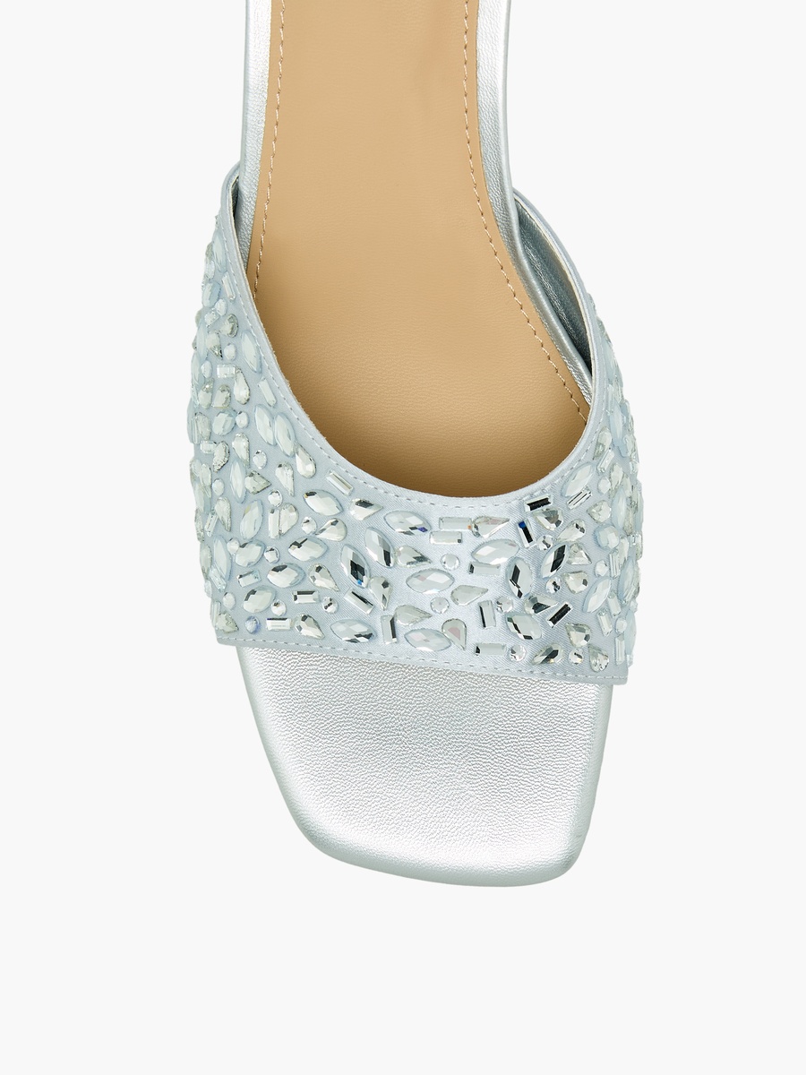 Women Embellished Flared Heel Sandals