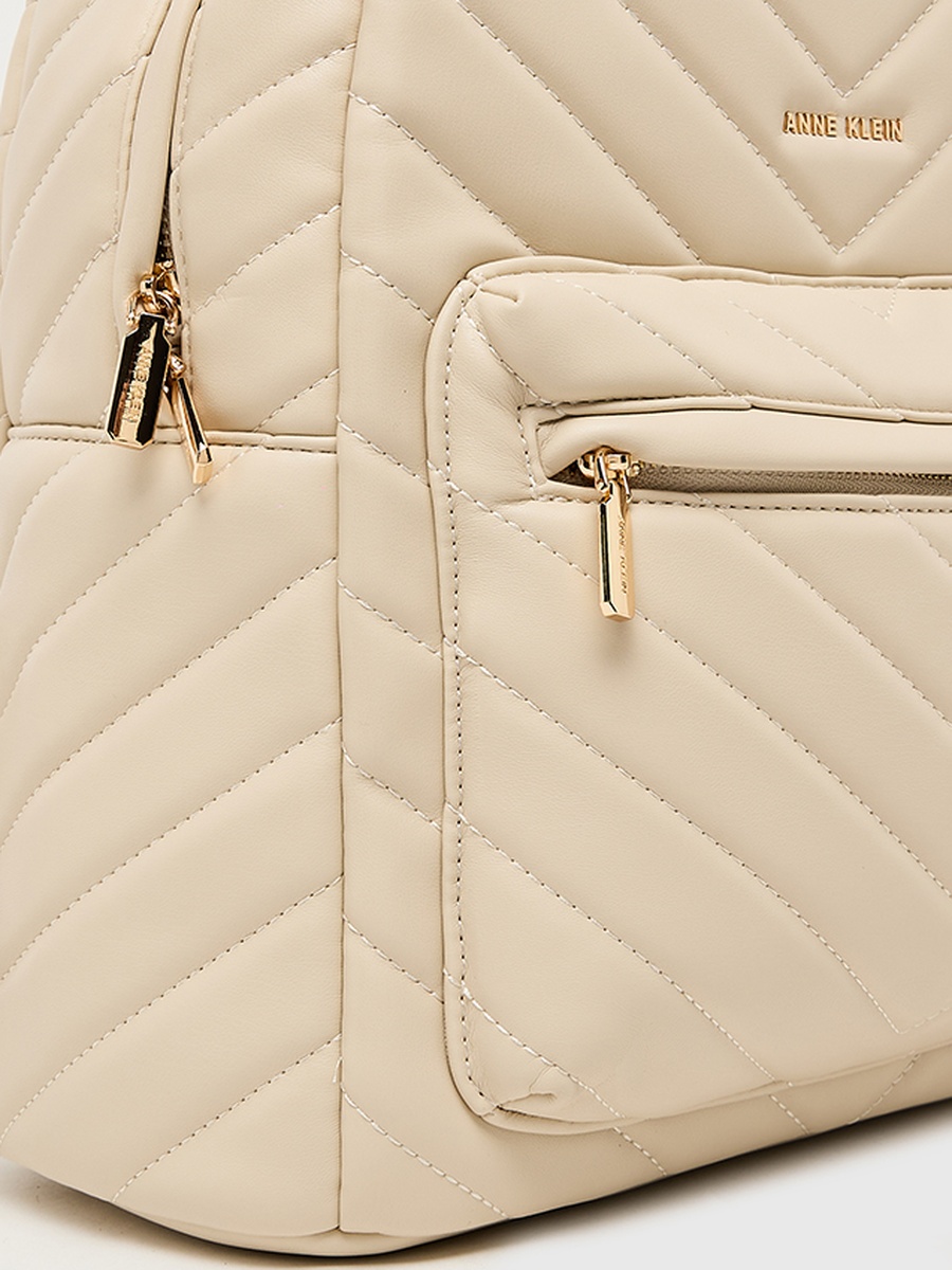 Logo Detail Quilted Backpack