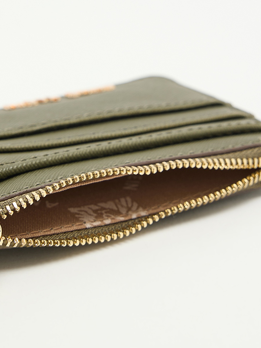 Textured Zippered Wallet