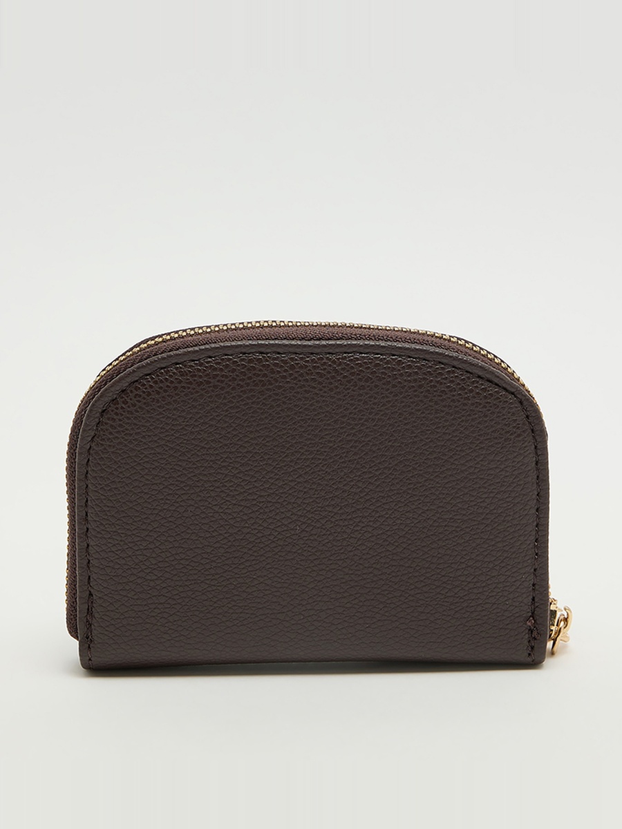Logo Detail Zip-Around Card Holder