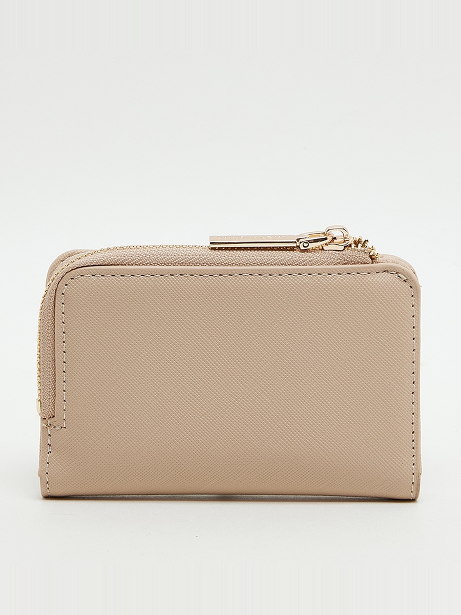 Textured Zippered Wallet