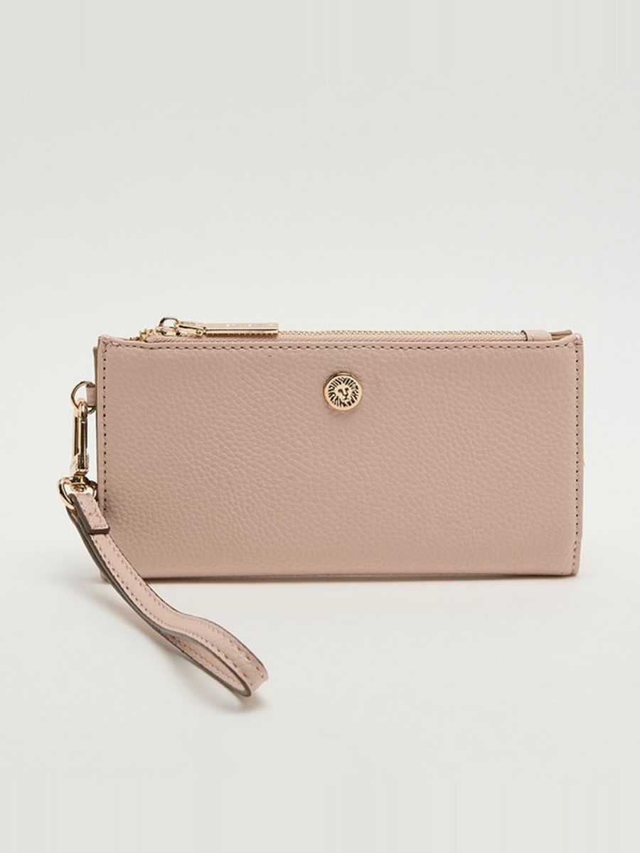 Textured Zippered Wallet
