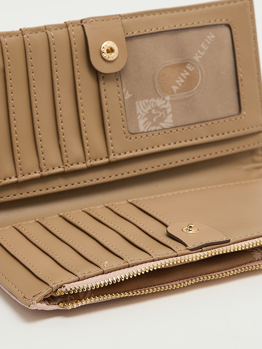 Textured Zippered Wallet