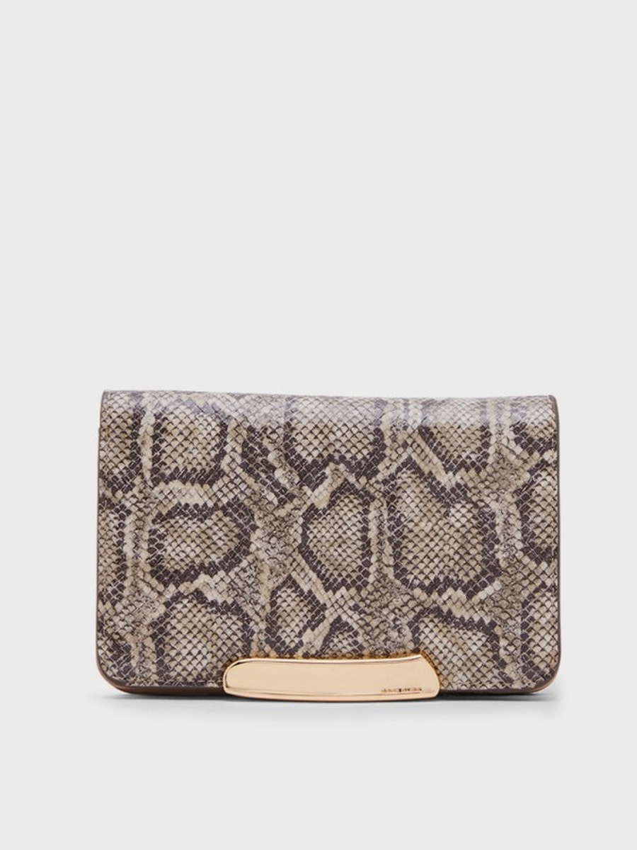 Snakeskin Print Bi-Fold Wallet