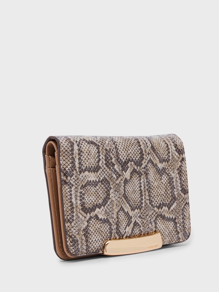Snakeskin Print Bi-Fold Wallet