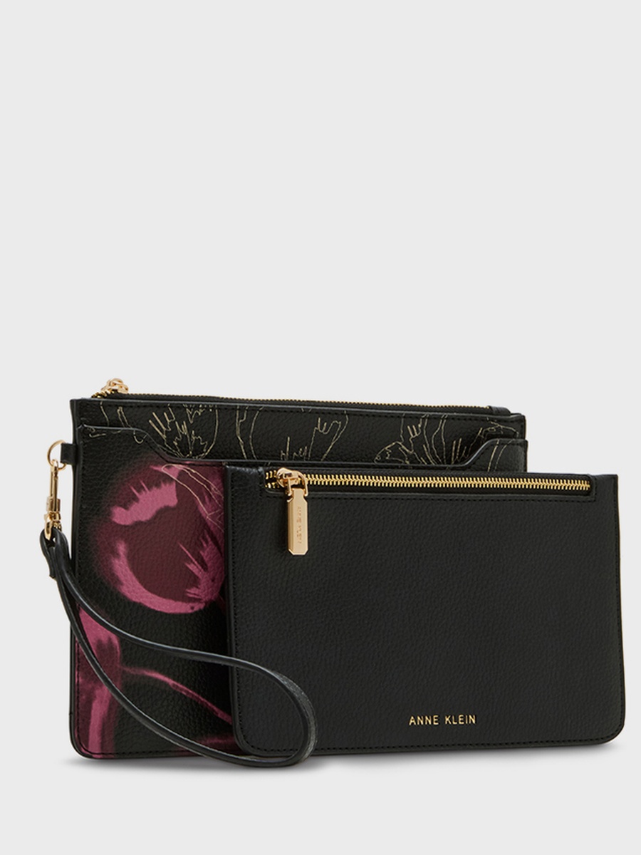 Floral Print Zippered Wallet