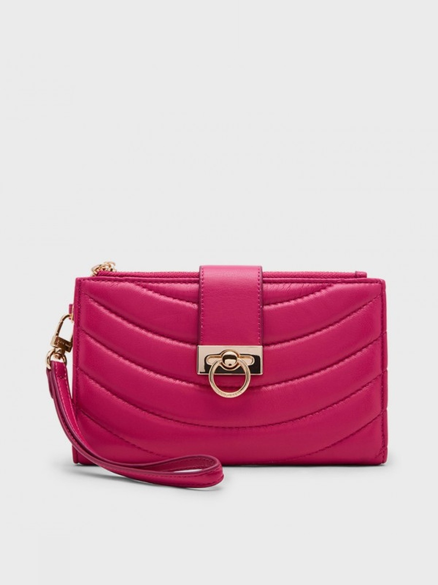 Quilted Flap Wallet Bag