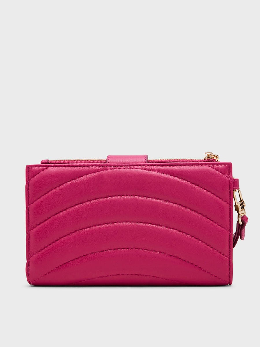 Quilted Flap Wallet Bag