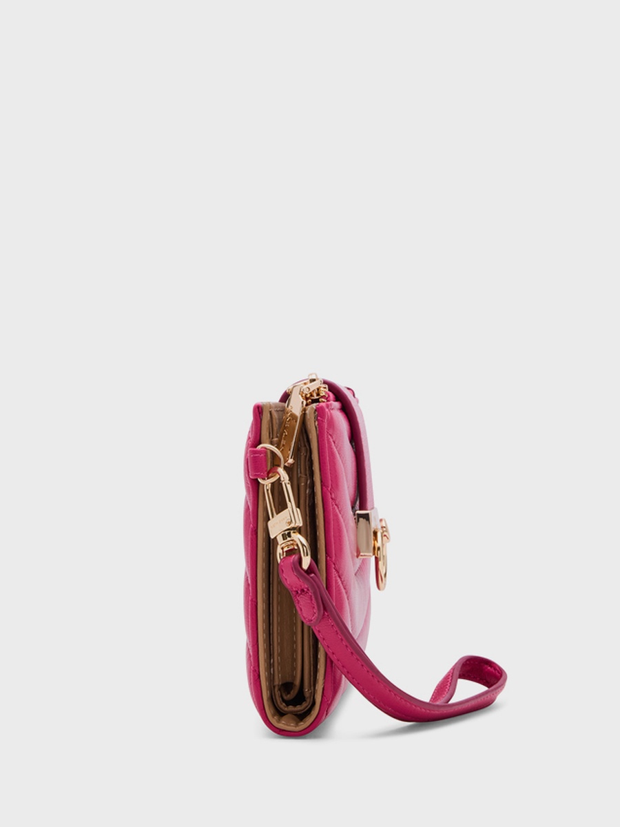Quilted Flap Wallet Bag