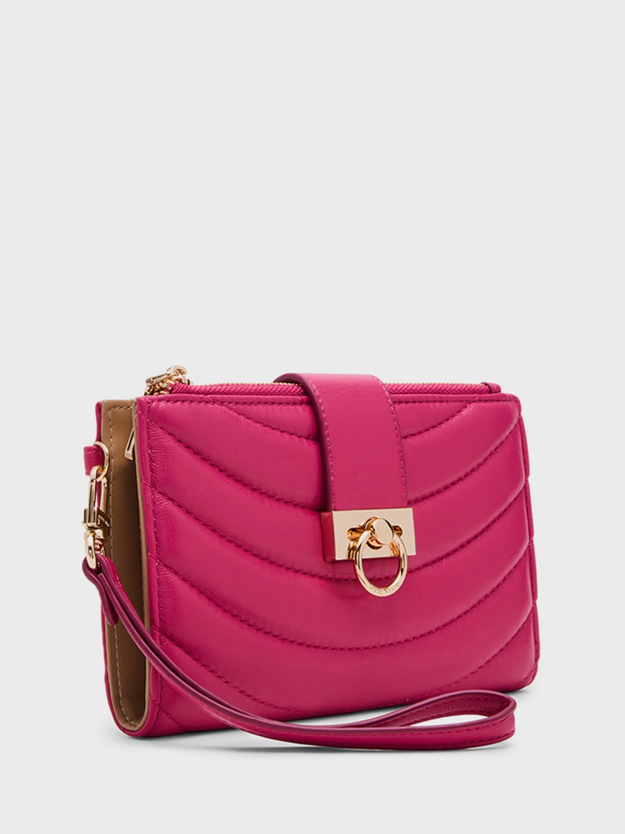 Quilted Flap Wallet Bag