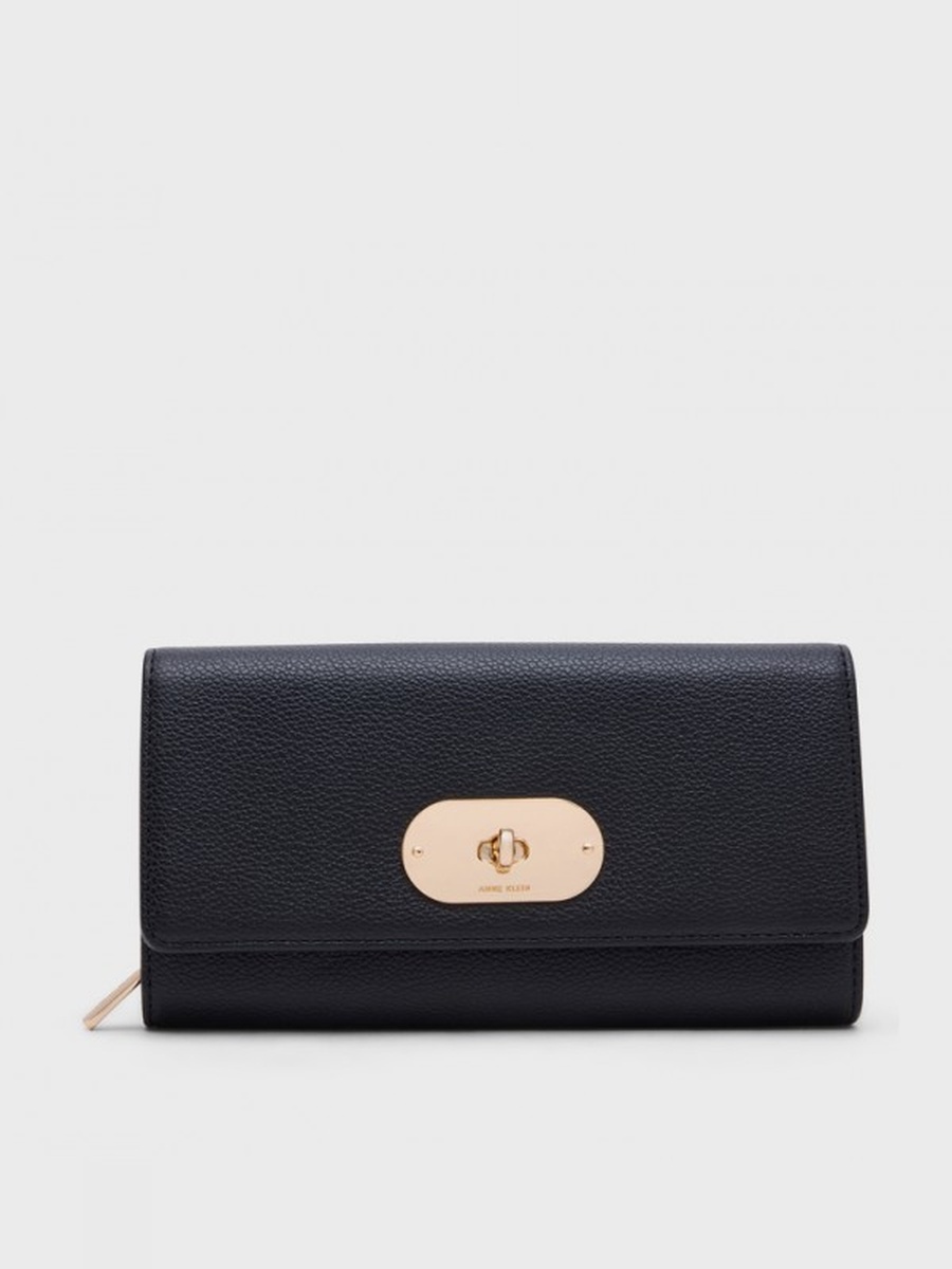 Twist Lock Long Wallet