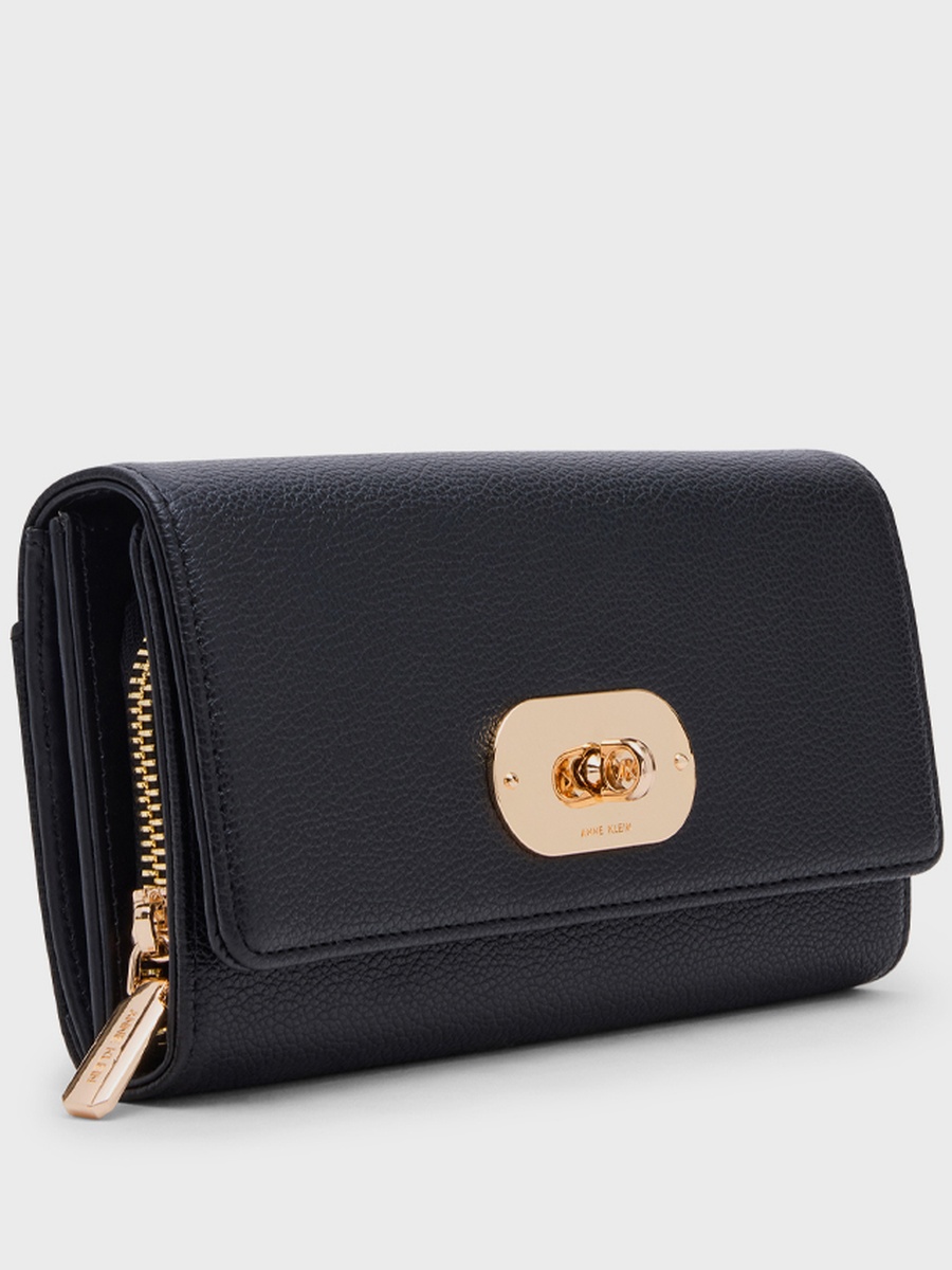 Twist Lock Long Wallet