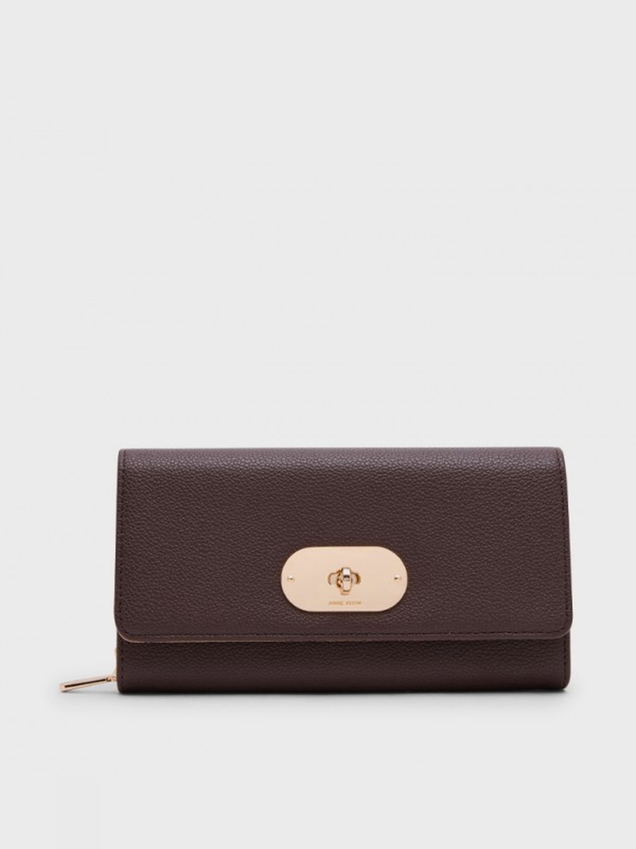 Twist Lock Long Wallet